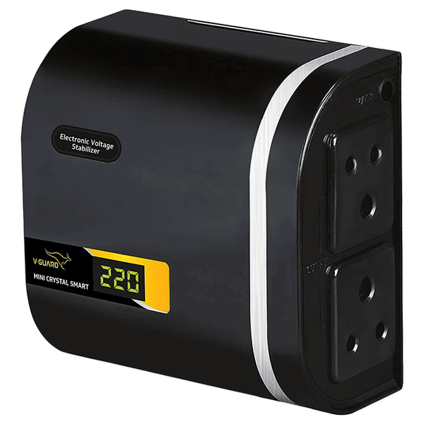 Buy V Guard Mini Crystal Smart 1.3 Amps Voltage Stabilizer For 32
